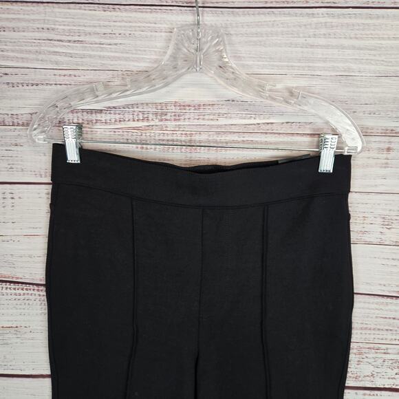 NYDJ Sculpt-Her Black Wide Leg Pants S Stretch Pull on Neutral Minimalist Basic - Picture 4 of 14